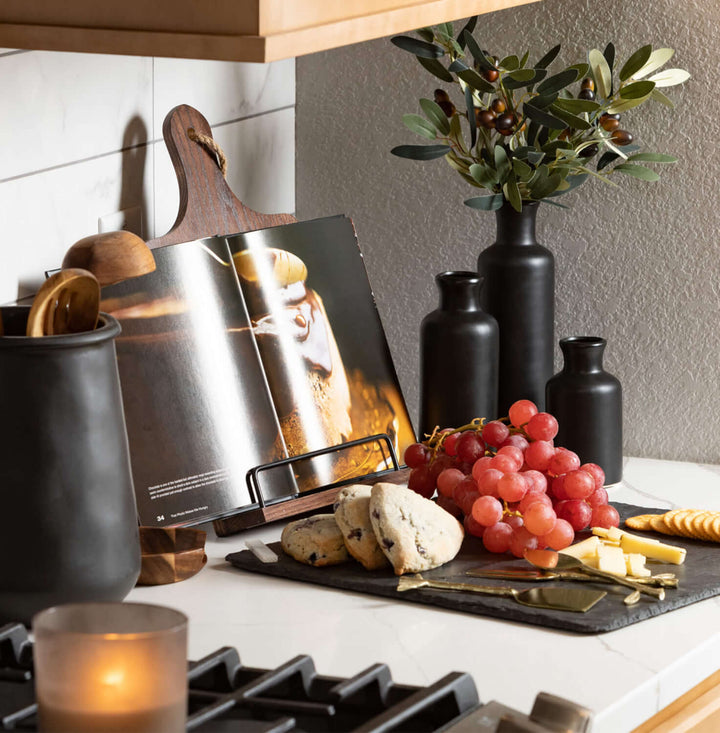 Matte Black Bottle Vase