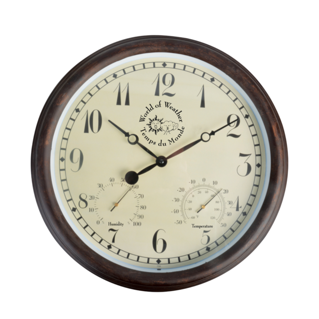 Outdoor Clock & Thermometer