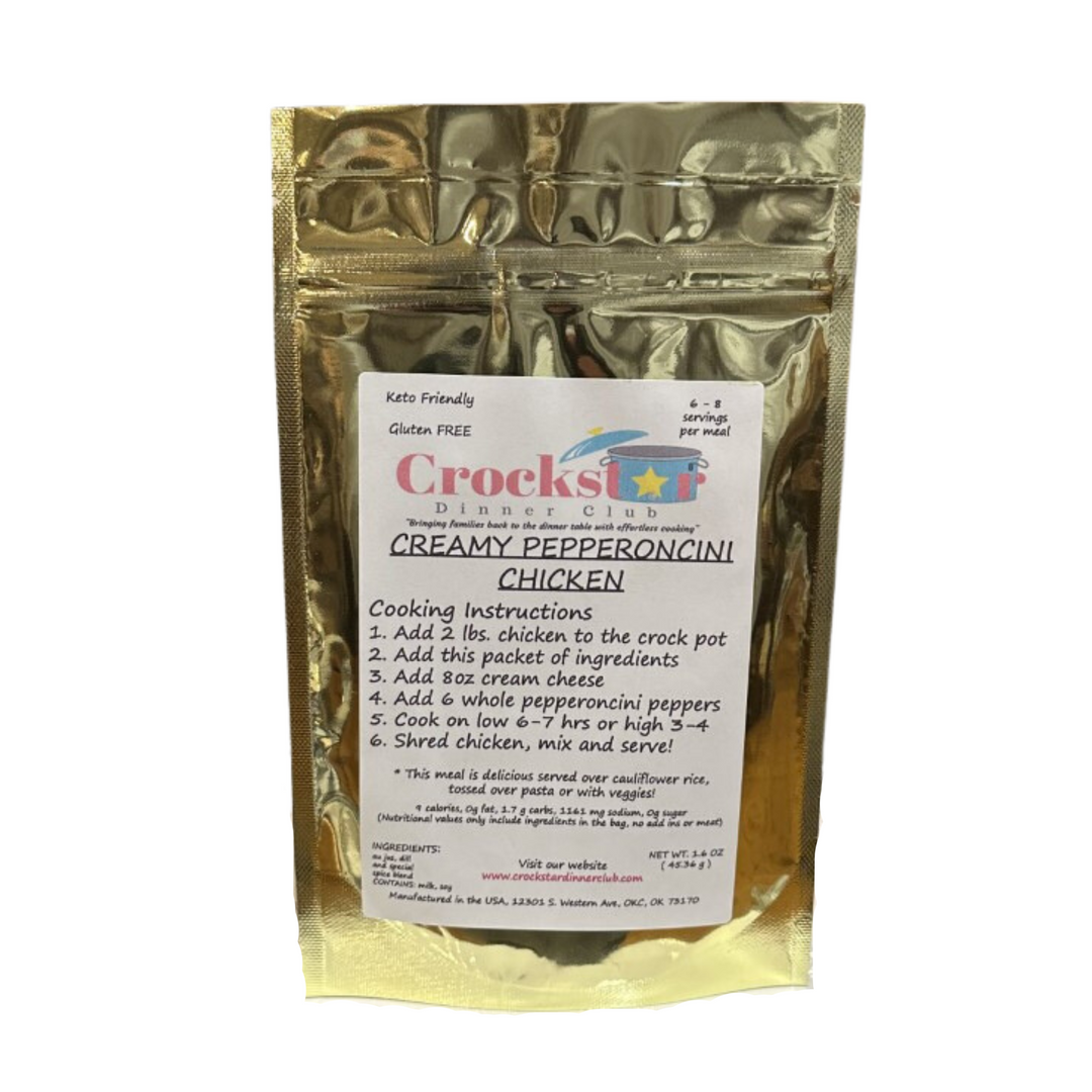 Crockstar Creamy Peperoncini Chicken