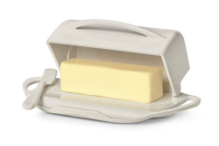 Flip Top Butter Dish & Spreader Set