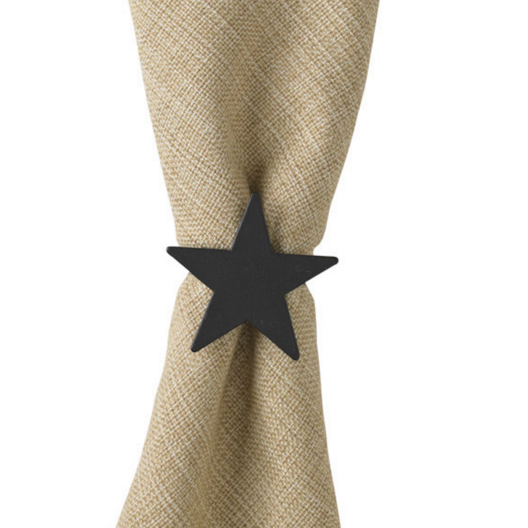 Black Star Napkin Ring