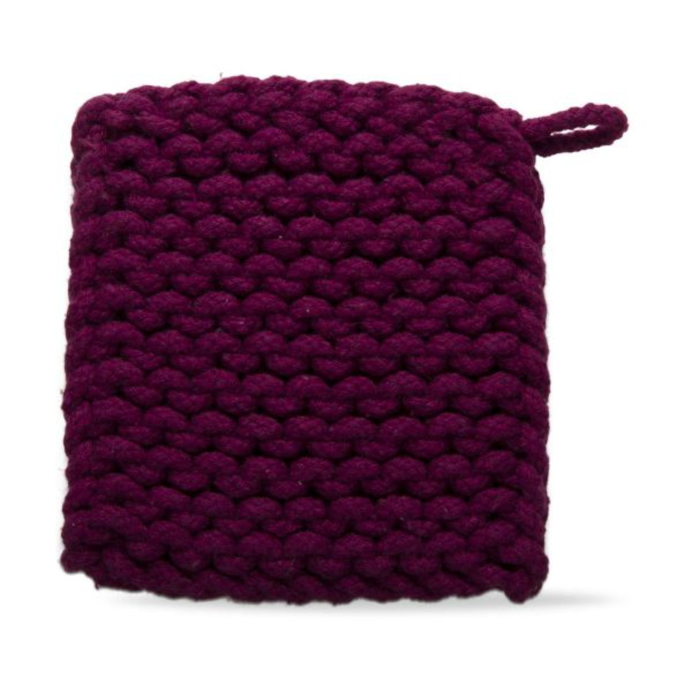 Plum Crochet Pot Holder