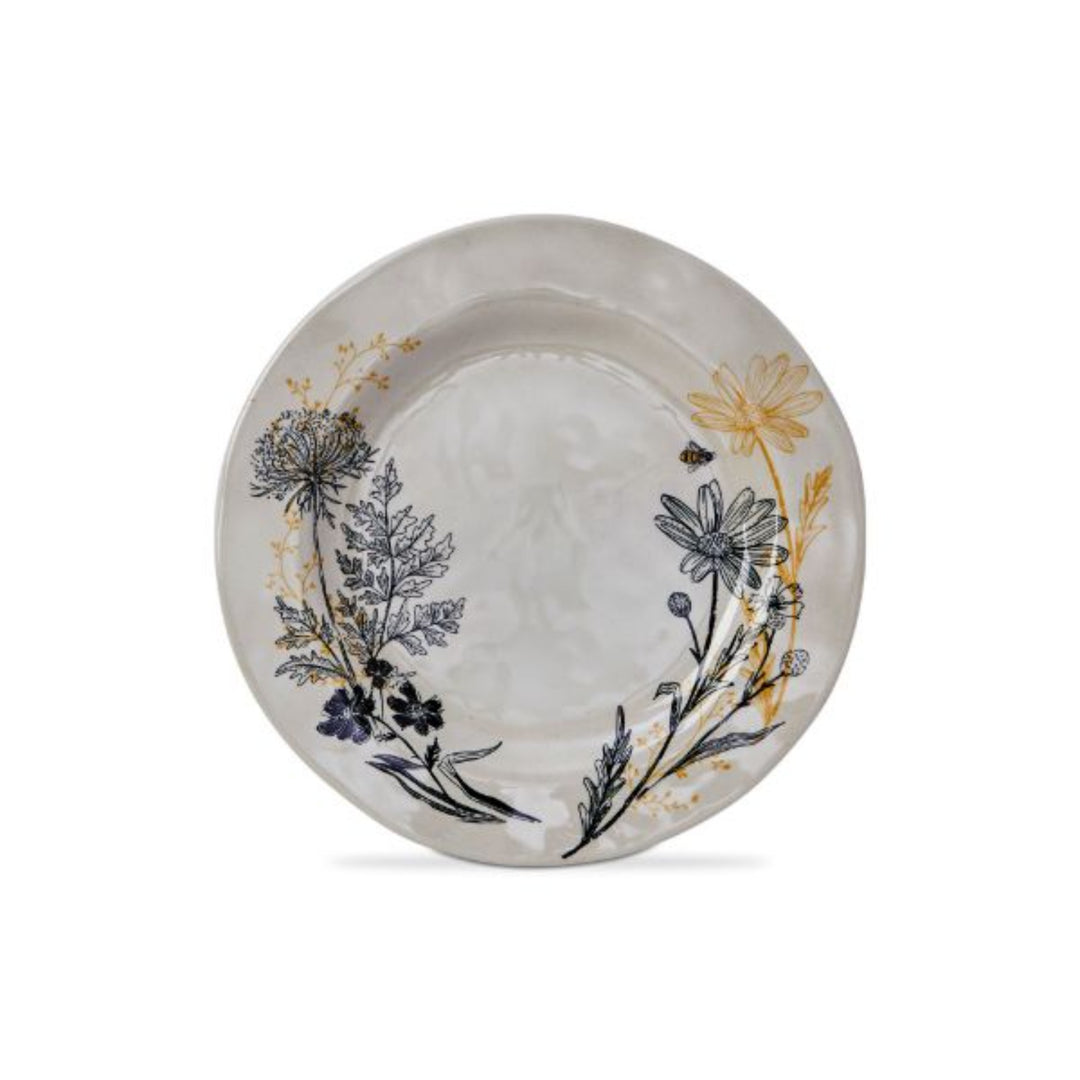 Let It Bee Bamboo Melamine Salad Plate