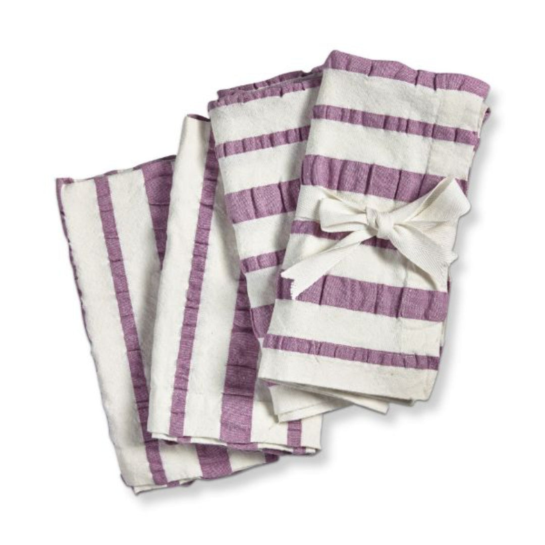 Lavender Striped Napkin