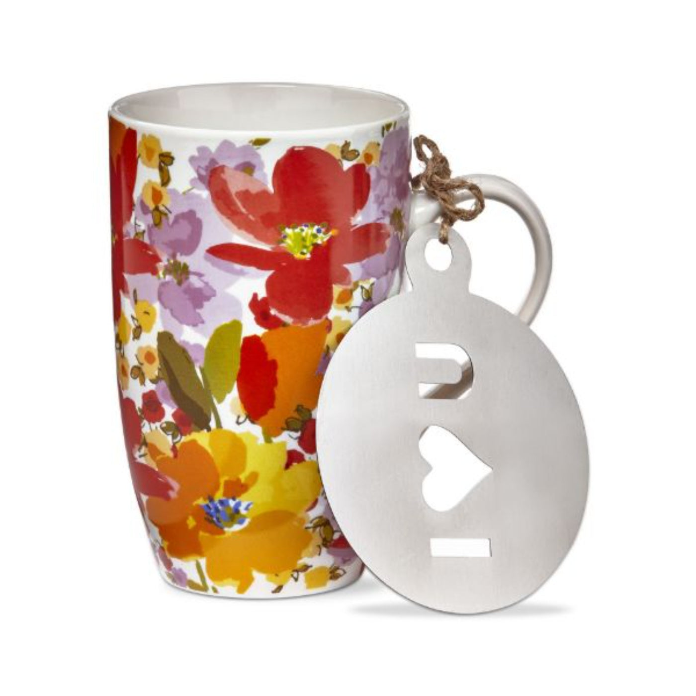 Floral Mug & Stencil Set