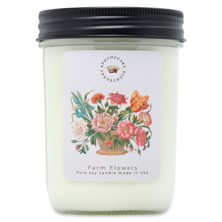 Limited Edition Farm Flowers Soy Candle