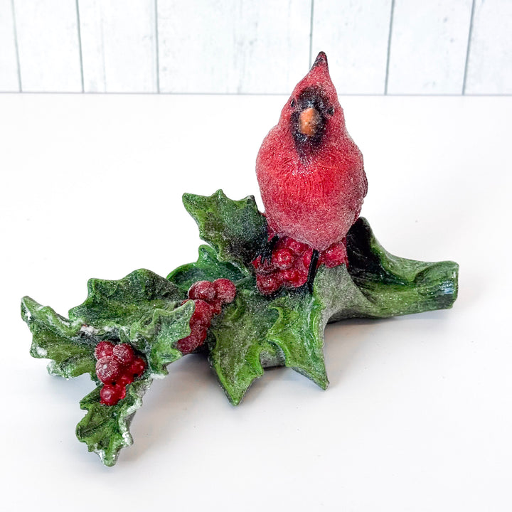 Holly Berry Cardinal Branch
