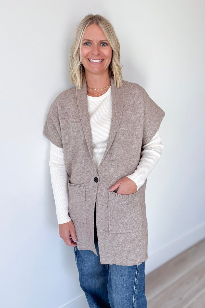 Cozy Feels Vest Curvy