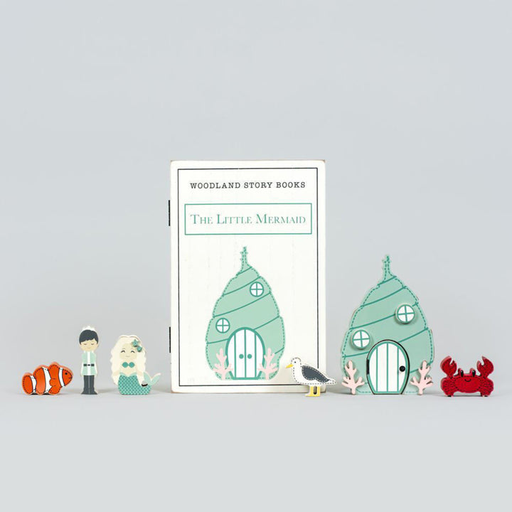 Little Mermaid Wood Storybook
