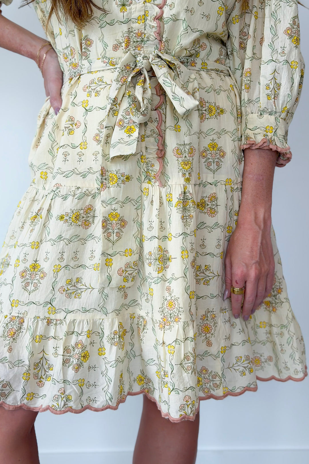 Trellis Of Flowers Dress