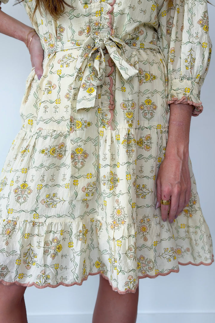 Trellis Of Flowers Dress