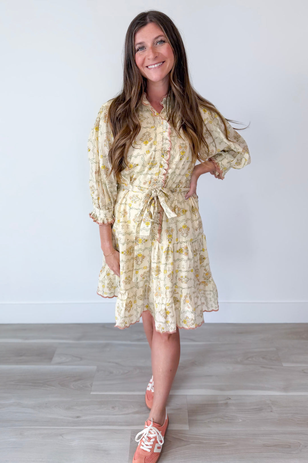 Trellis Of Flowers Dress
