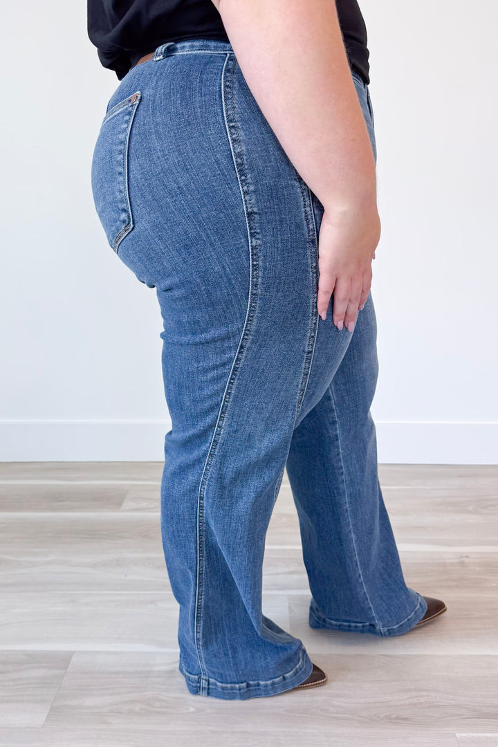 Judy Blue Enjoy Every Moment Denim Curvy