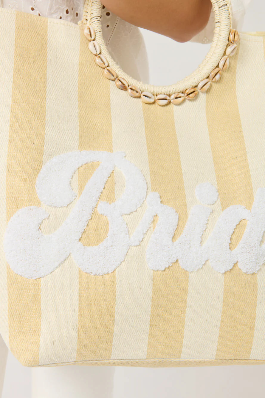 Stripe Bride Tote