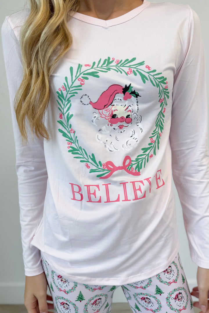 Believe In Santa Pajama Set