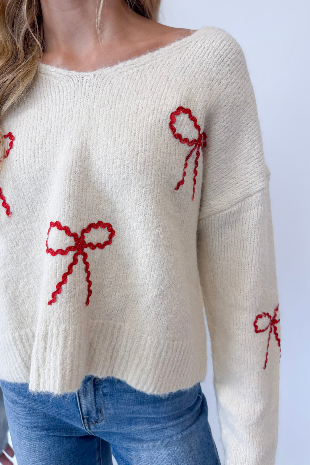 Candy Cane Wishes Sweater