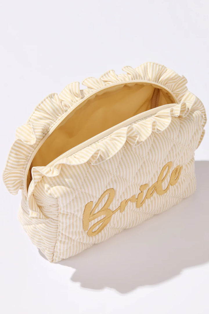 Ruffle Bride Pouch