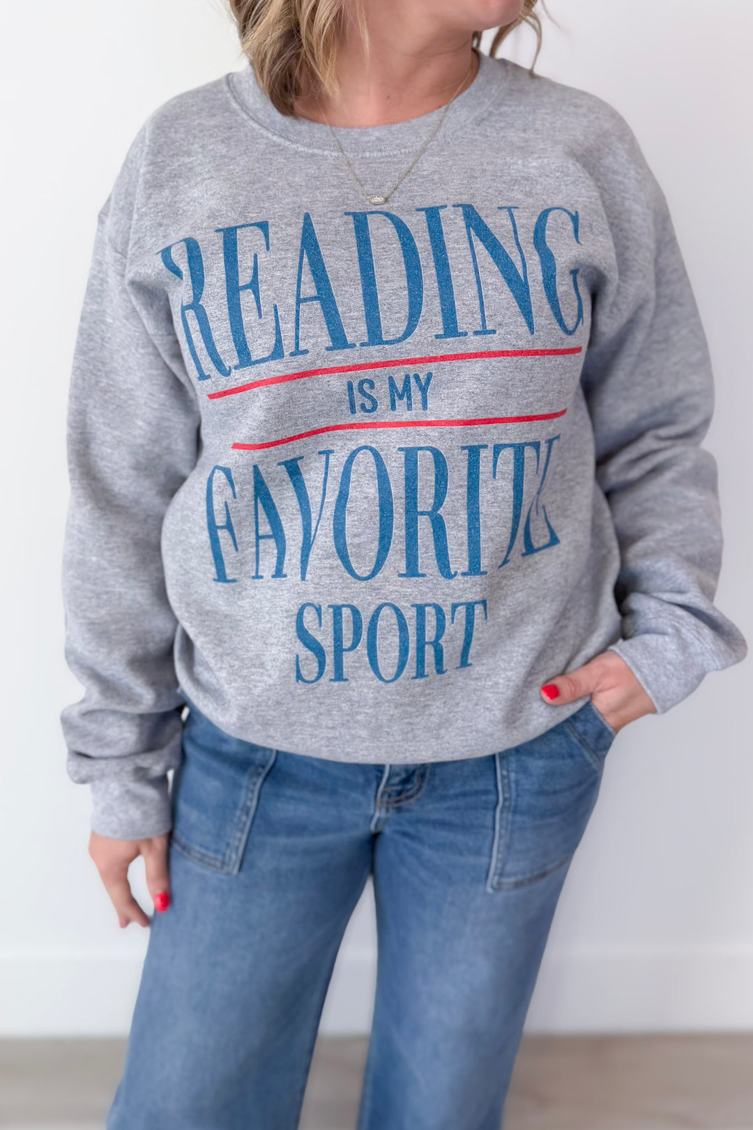 Reading Is My Favorite Sport Sweatshirt