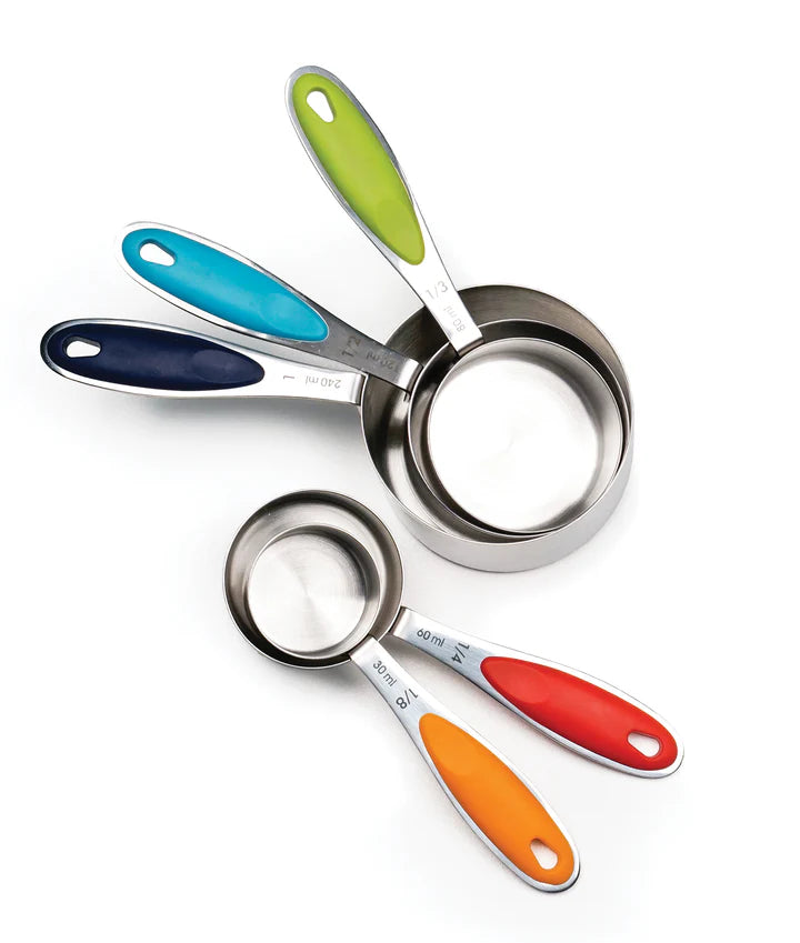 Colored Handle Measuring Cup Set