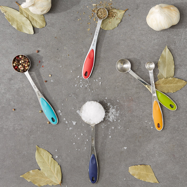 Colored Handle Measuring Spoon Set