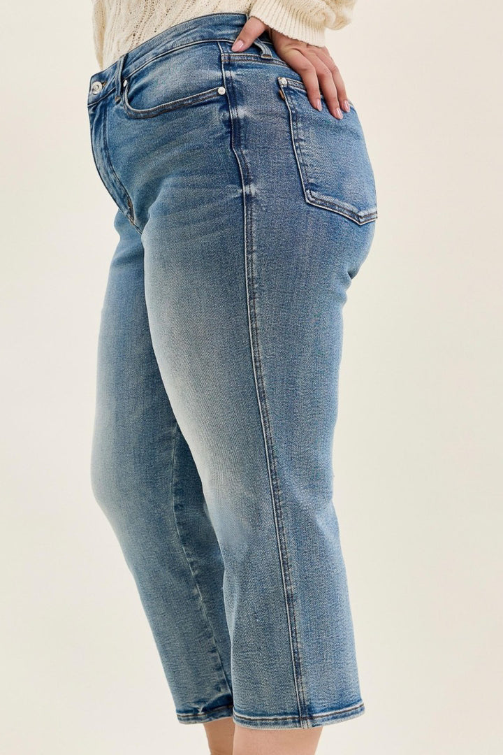 Judy Blue Petite Peggy Ankle Denim