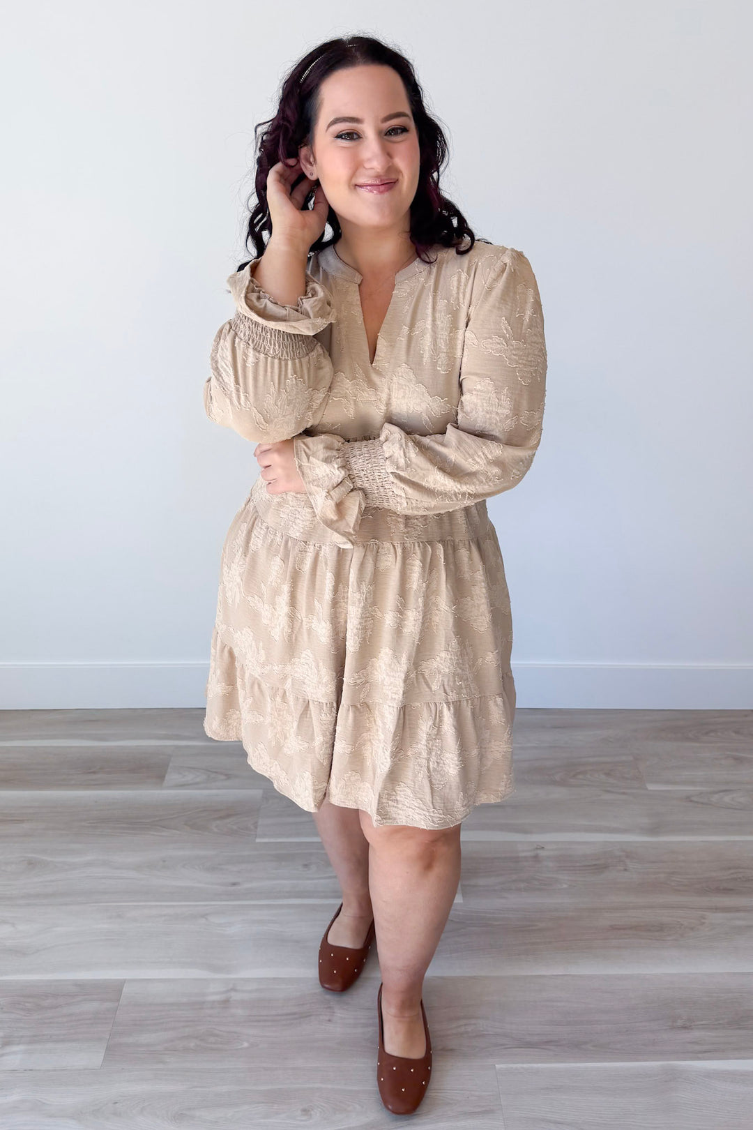Peaceful Garden Dress Curvy