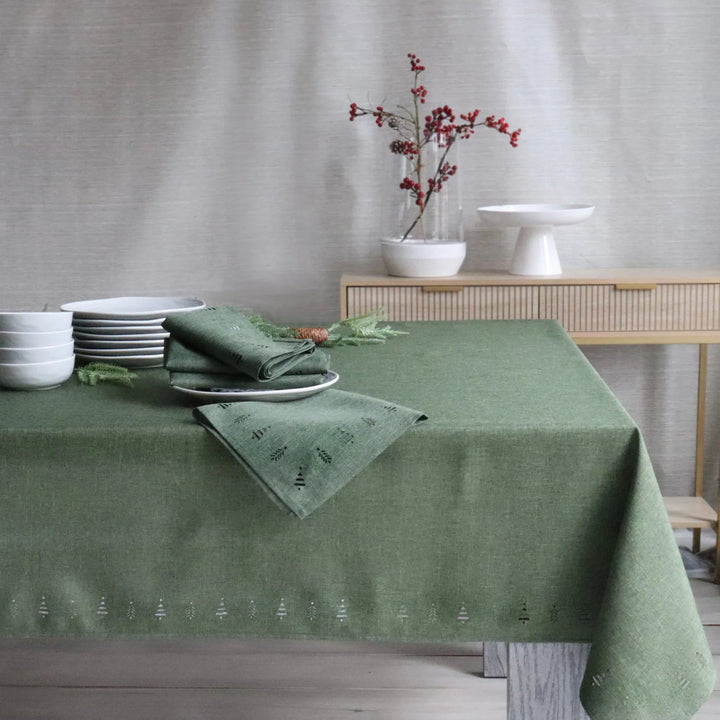 Hemstitch Tree Table Cloth