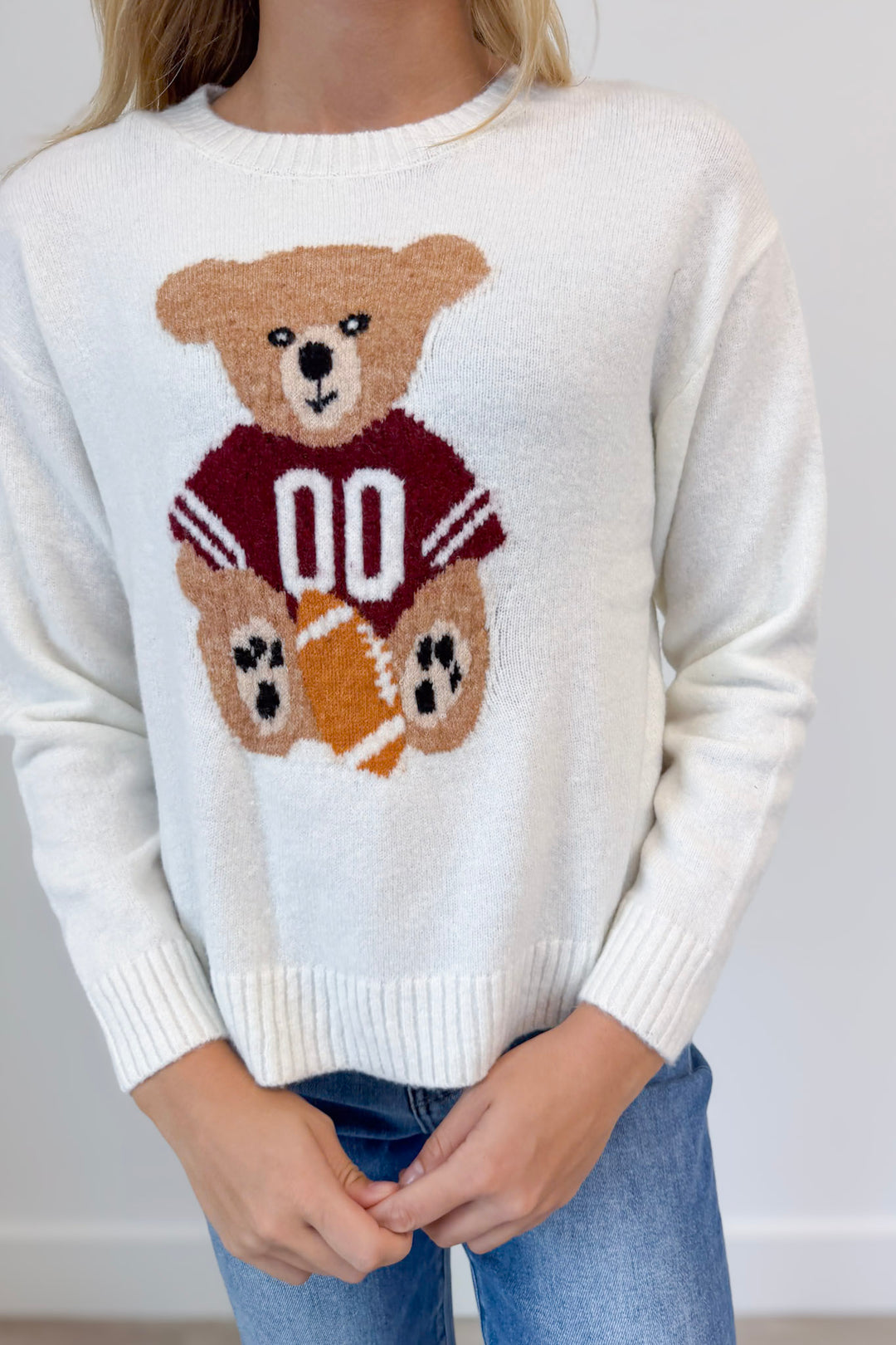 Football Teddy Sweater