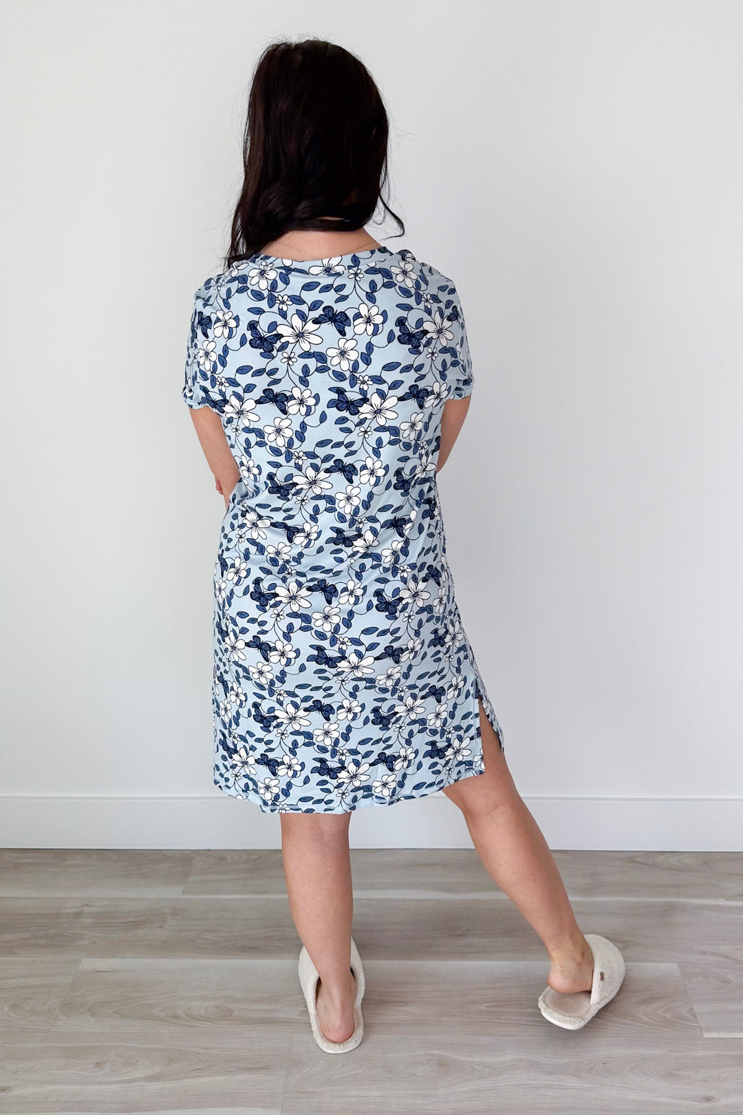 Blue Butterfly Sleep Dress