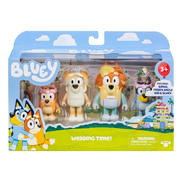 Bluey Wedding Time Figurine Set