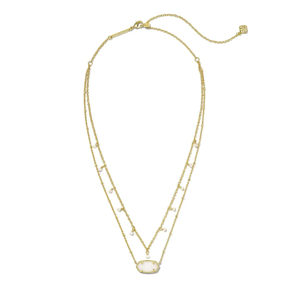 Kendra Scott Elisa Pearl Multi Strand Necklace