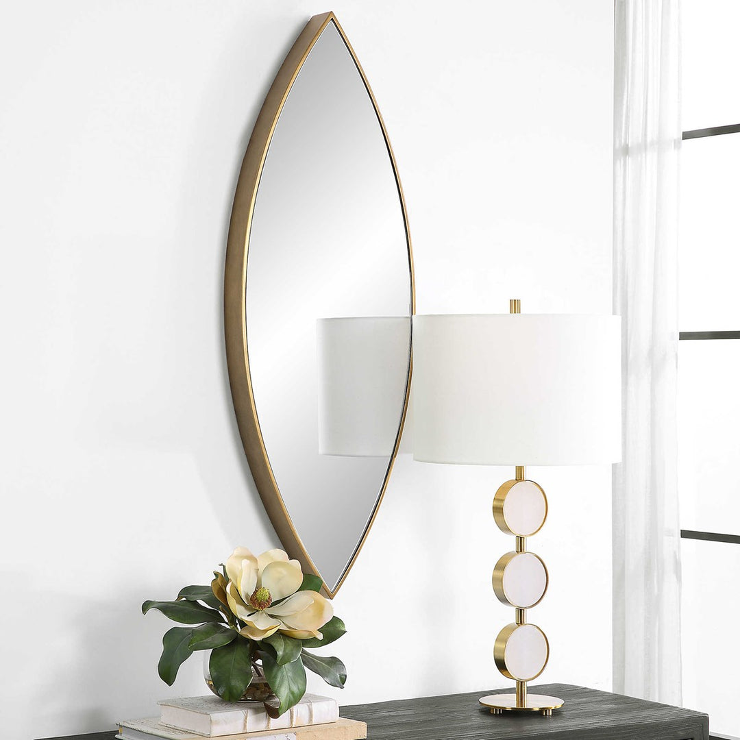 Gold Ellipse Mirror - Local Pickup