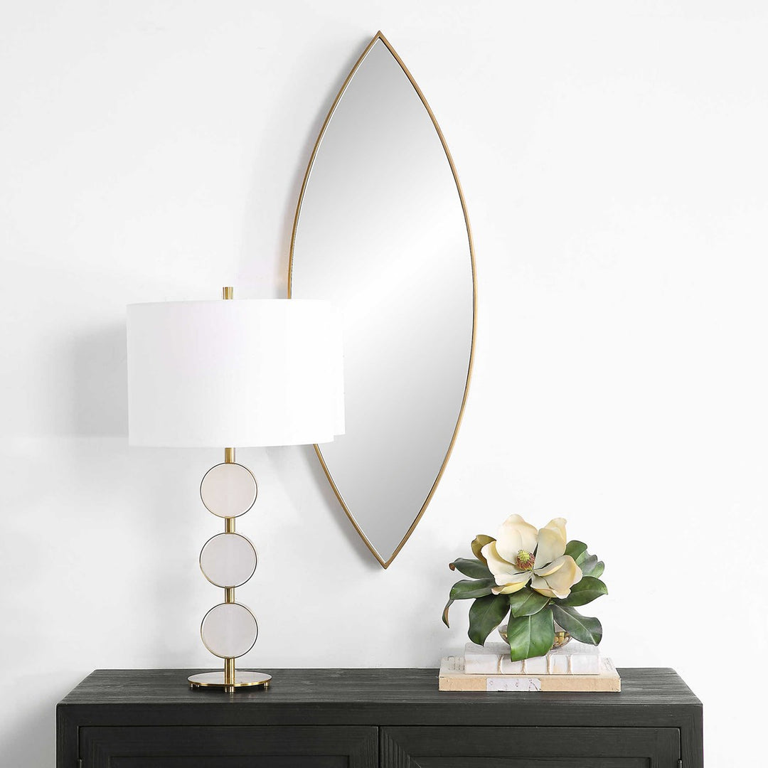 Gold Ellipse Mirror - Local Pickup