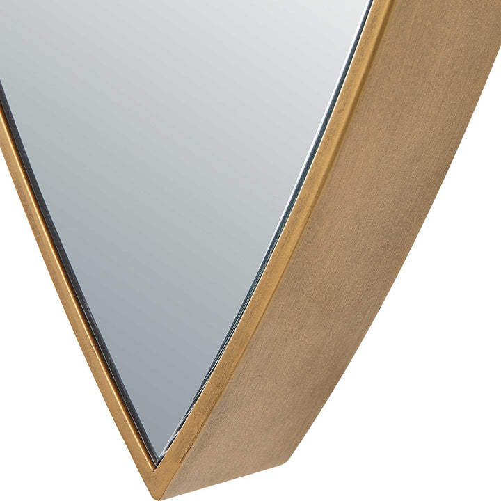 Gold Ellipse Mirror - Local Pickup