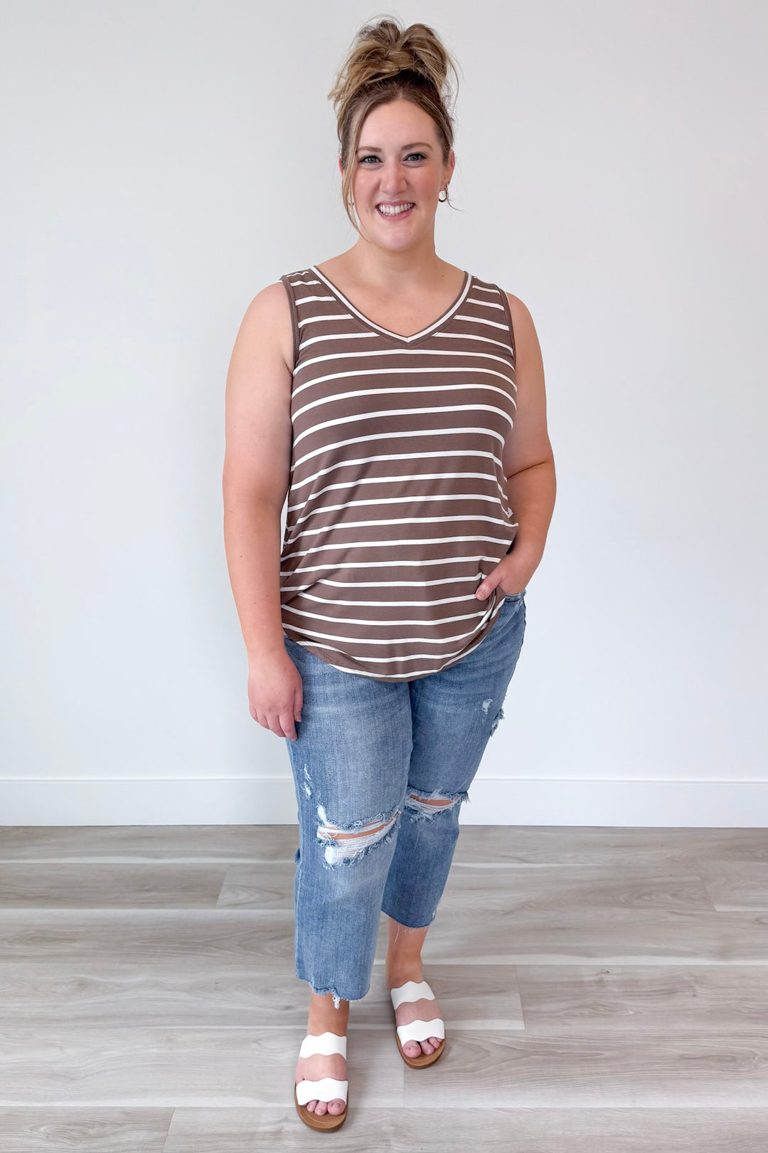 Sunshine Splendor Tank Curvy