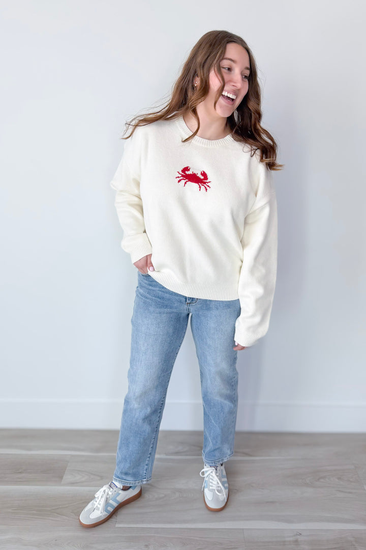 Coastal Crab Sweater