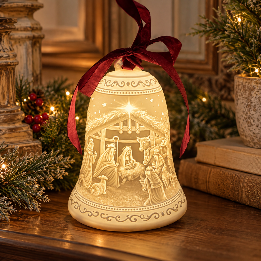Nativity Scene Bell Ornament
