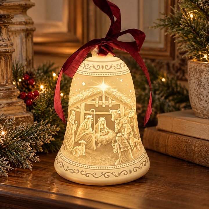 Nativity Scene Bell Ornament
