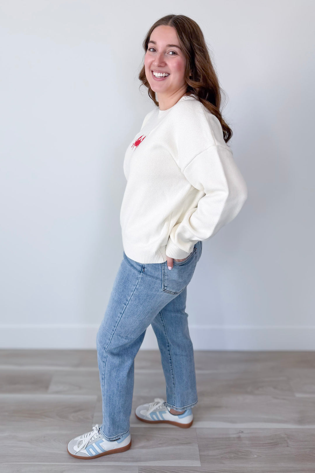 Coastal Crab Sweater