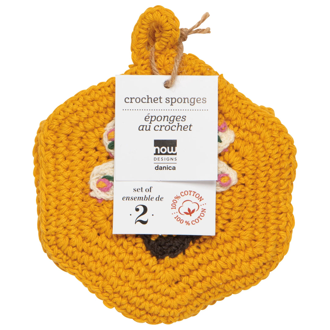 Garden Bee Crochet Sponges Set