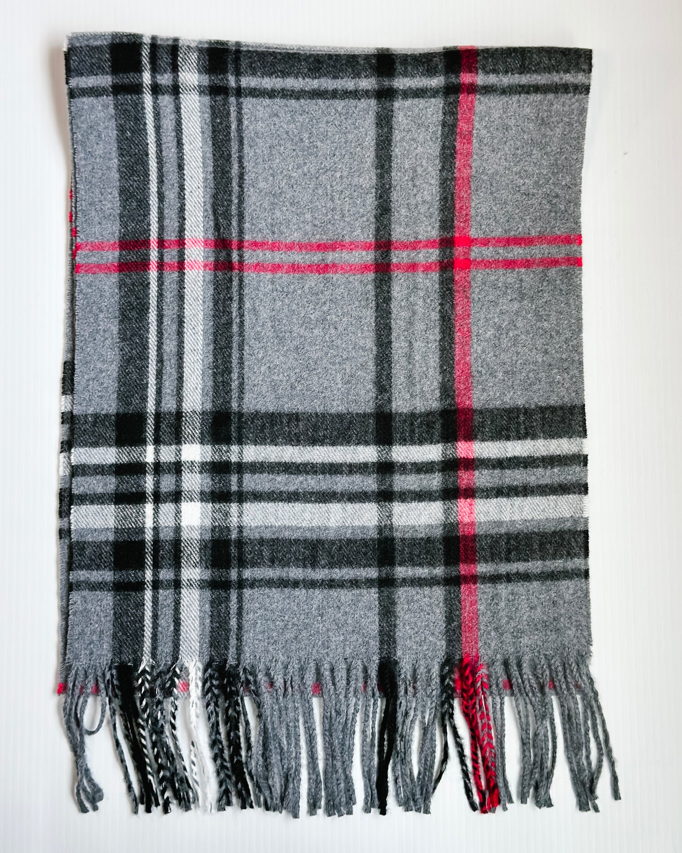 Fringed Cashmere Feel Scarf