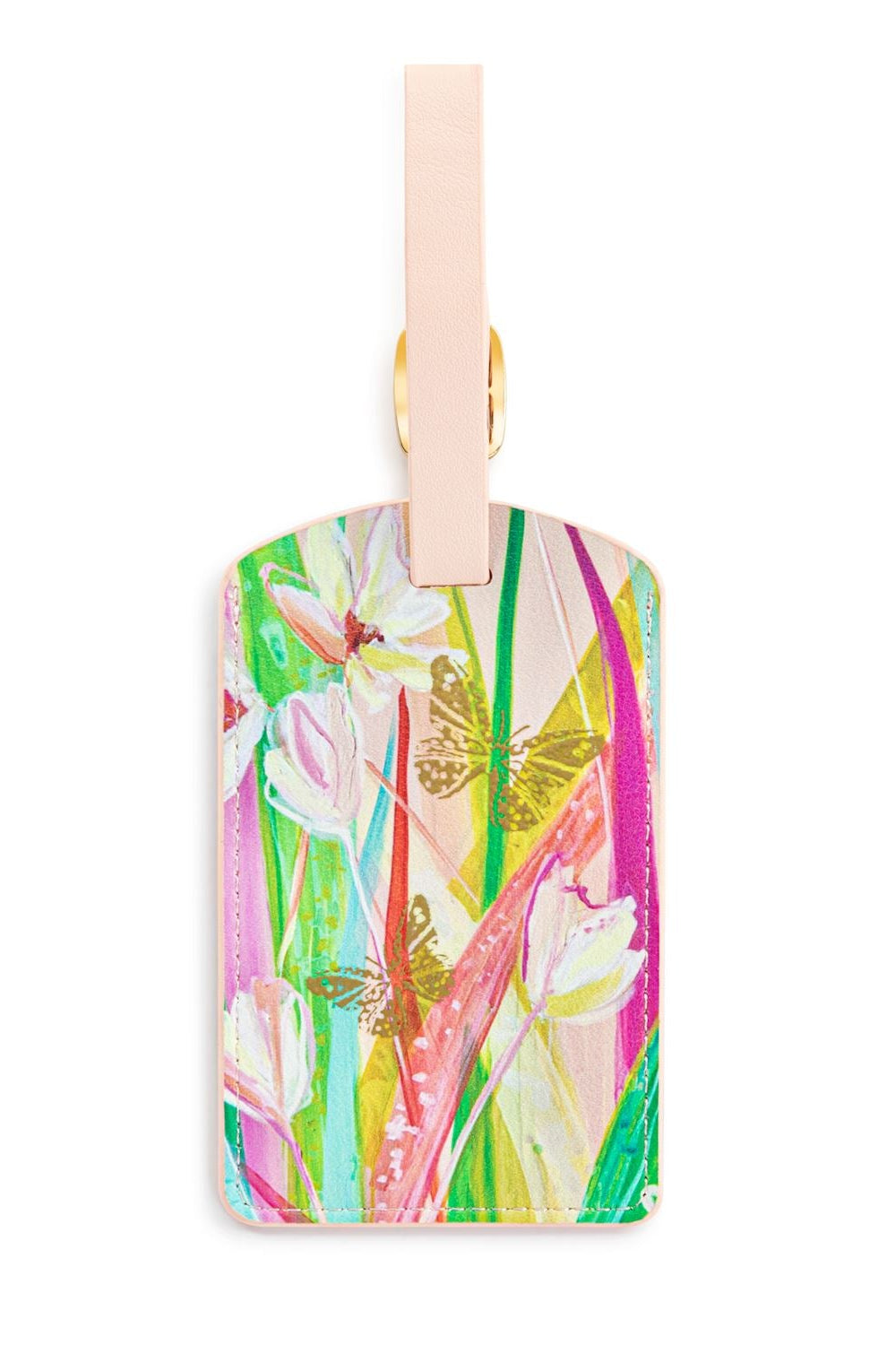 Floral Luggage Tag
