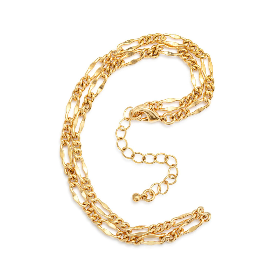 Gold Figaro Chain Necklace