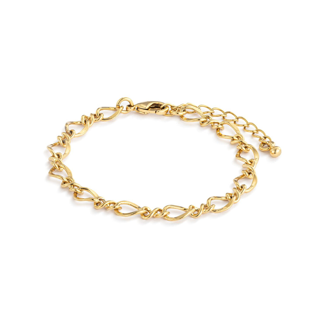 Gold Twisted Chain Bracelet