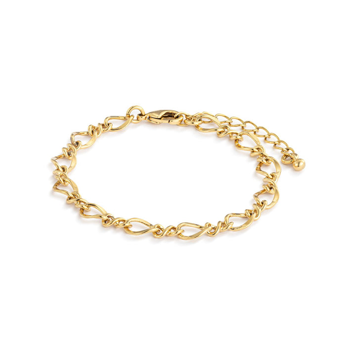 Gold Twisted Chain Bracelet
