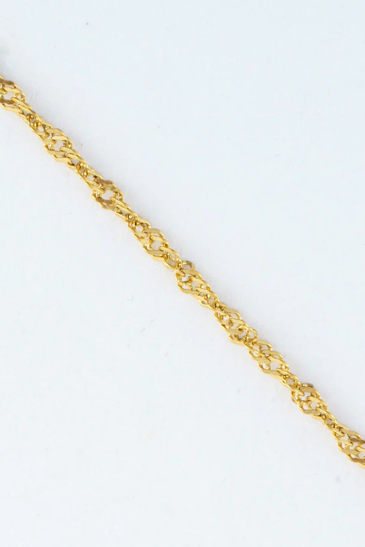 Narelle Waterproof Twisted Chain Necklace