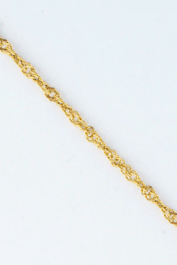 Narelle Waterproof Twisted Chain Necklace