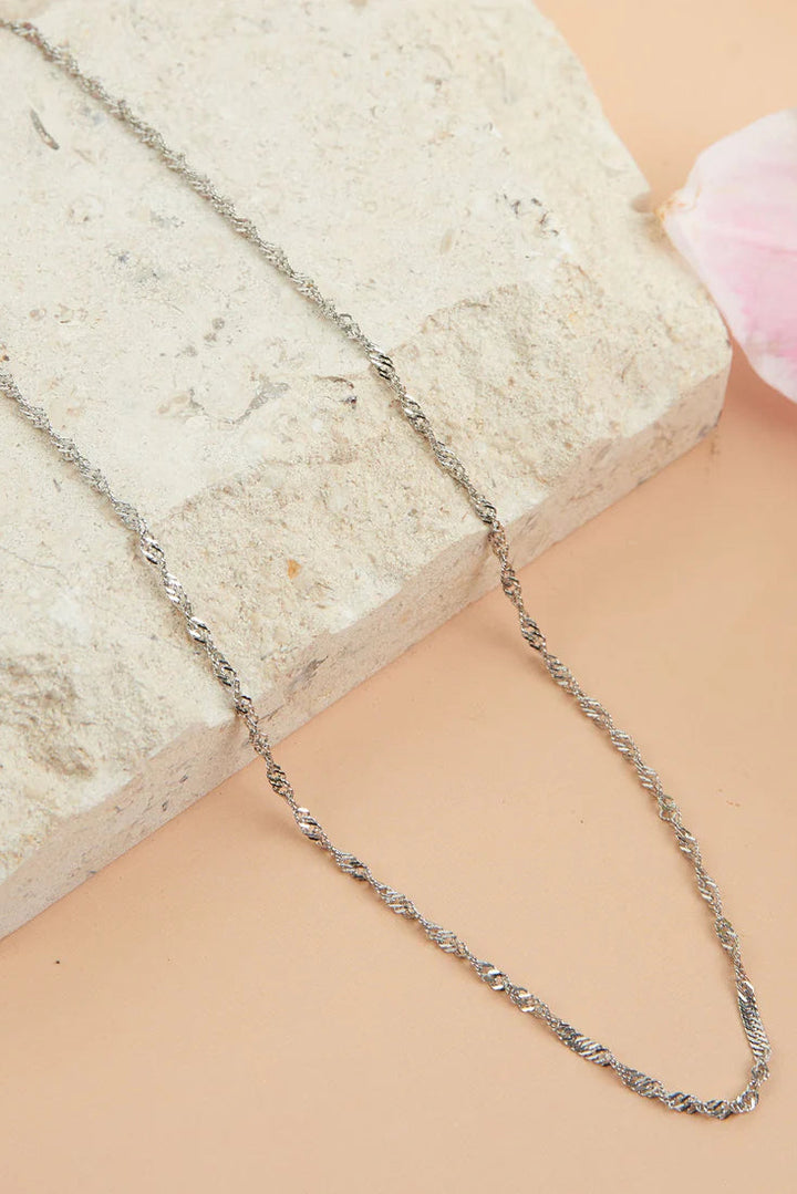 Narelle Waterproof Twisted Chain Necklace