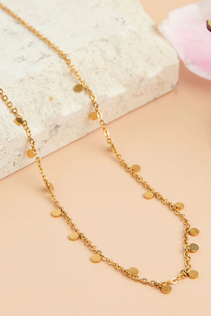 Narelle Waterproof Disc Chain Necklace