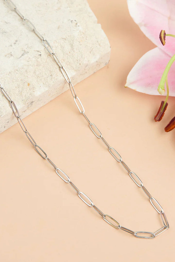 Narelle Waterproof Paperclip Chain Necklace